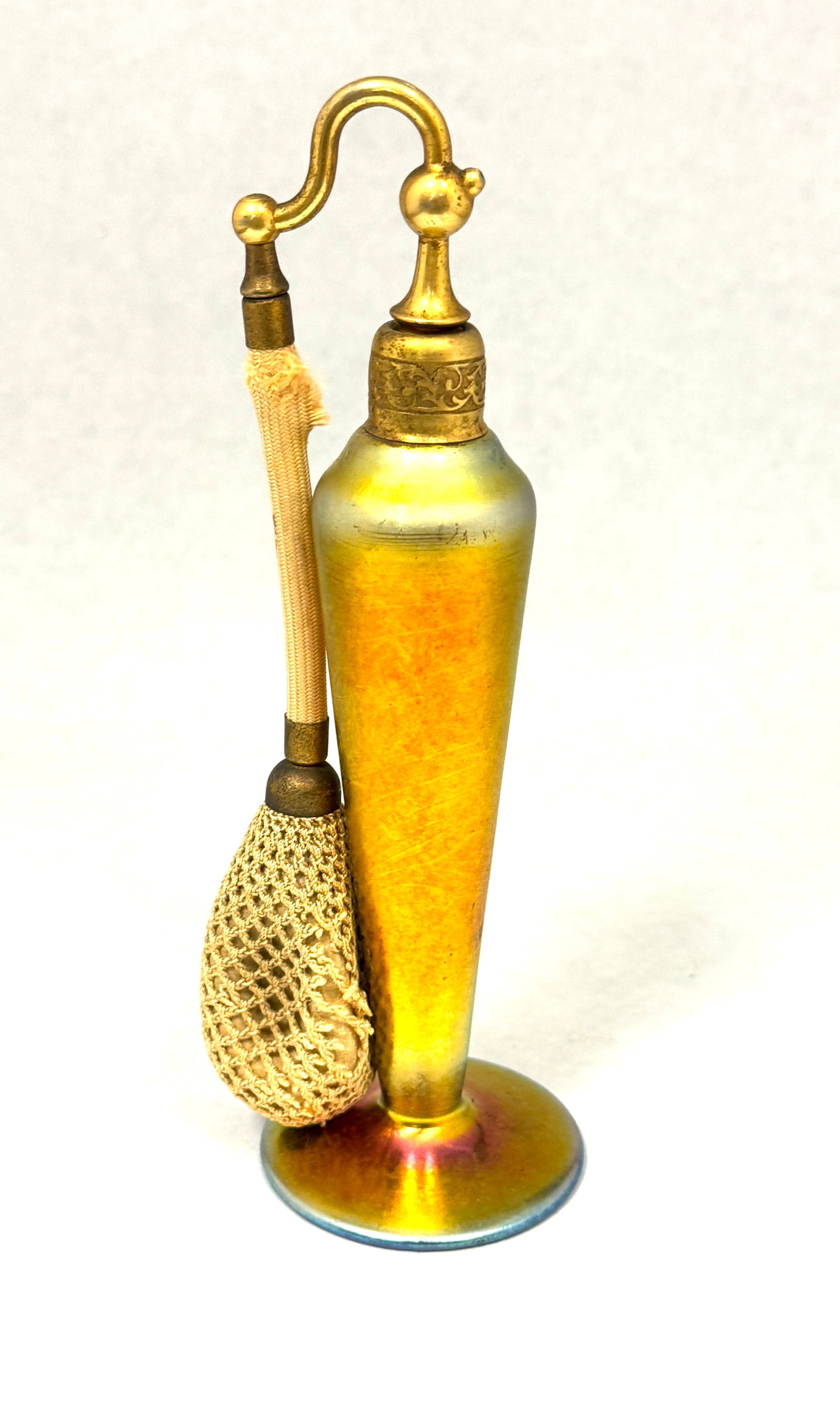 Steuben Gold Aurene Atomizer - 2