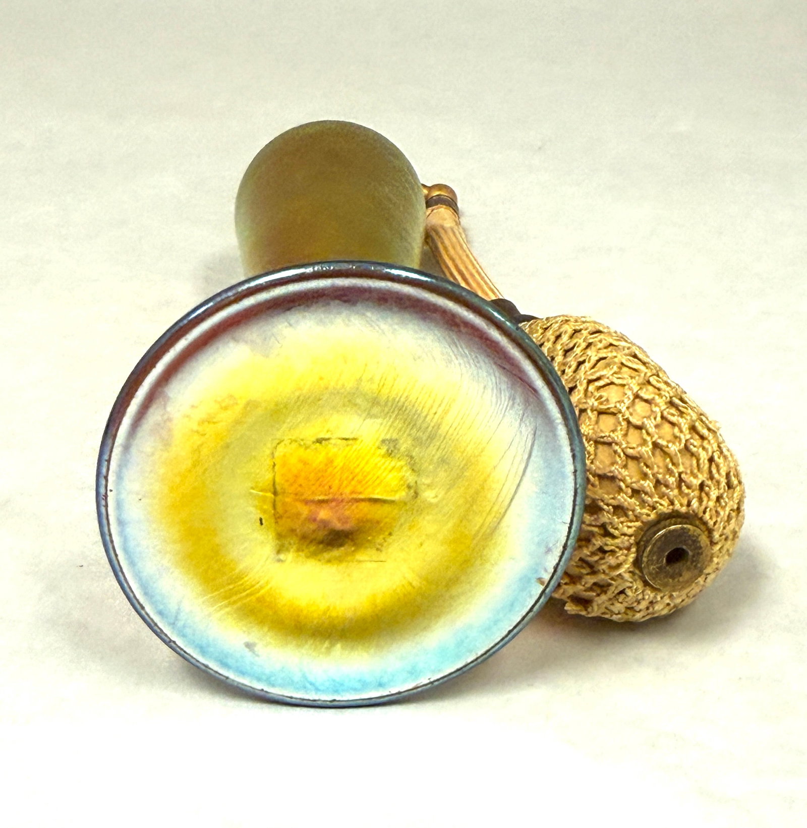 Steuben Gold Aurene Atomizer - 3