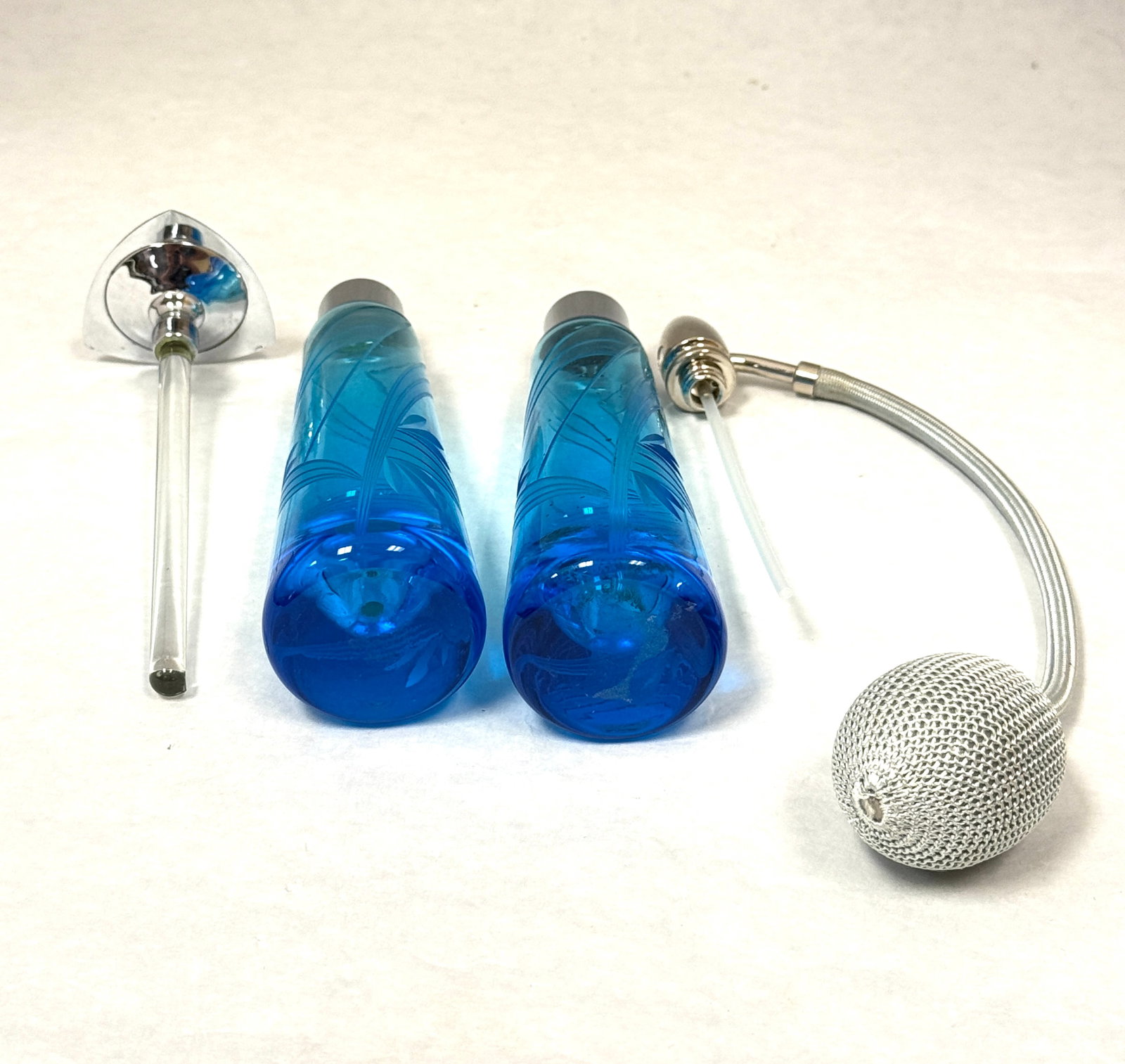 Two DeVilbiss Cut Glass Perfumes - 5