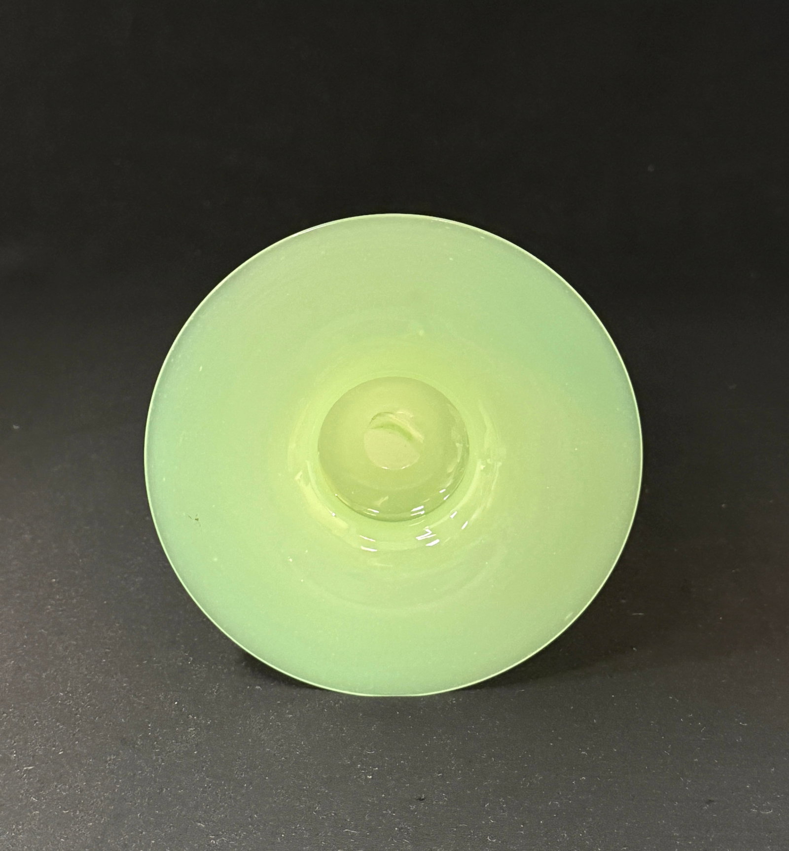 Steuben Jade & Opal Candlestick - 4
