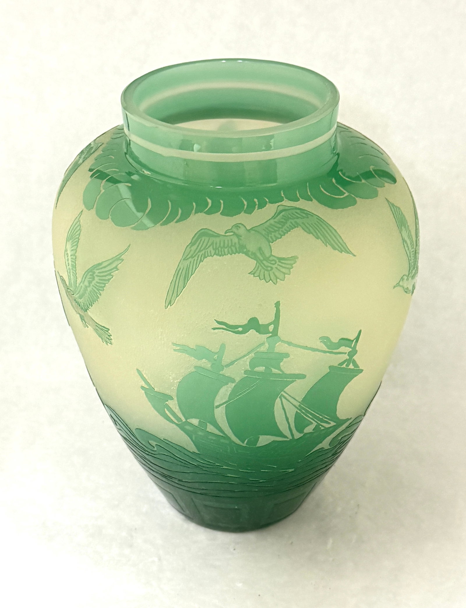 Steuben ACB Ship Vase - 2