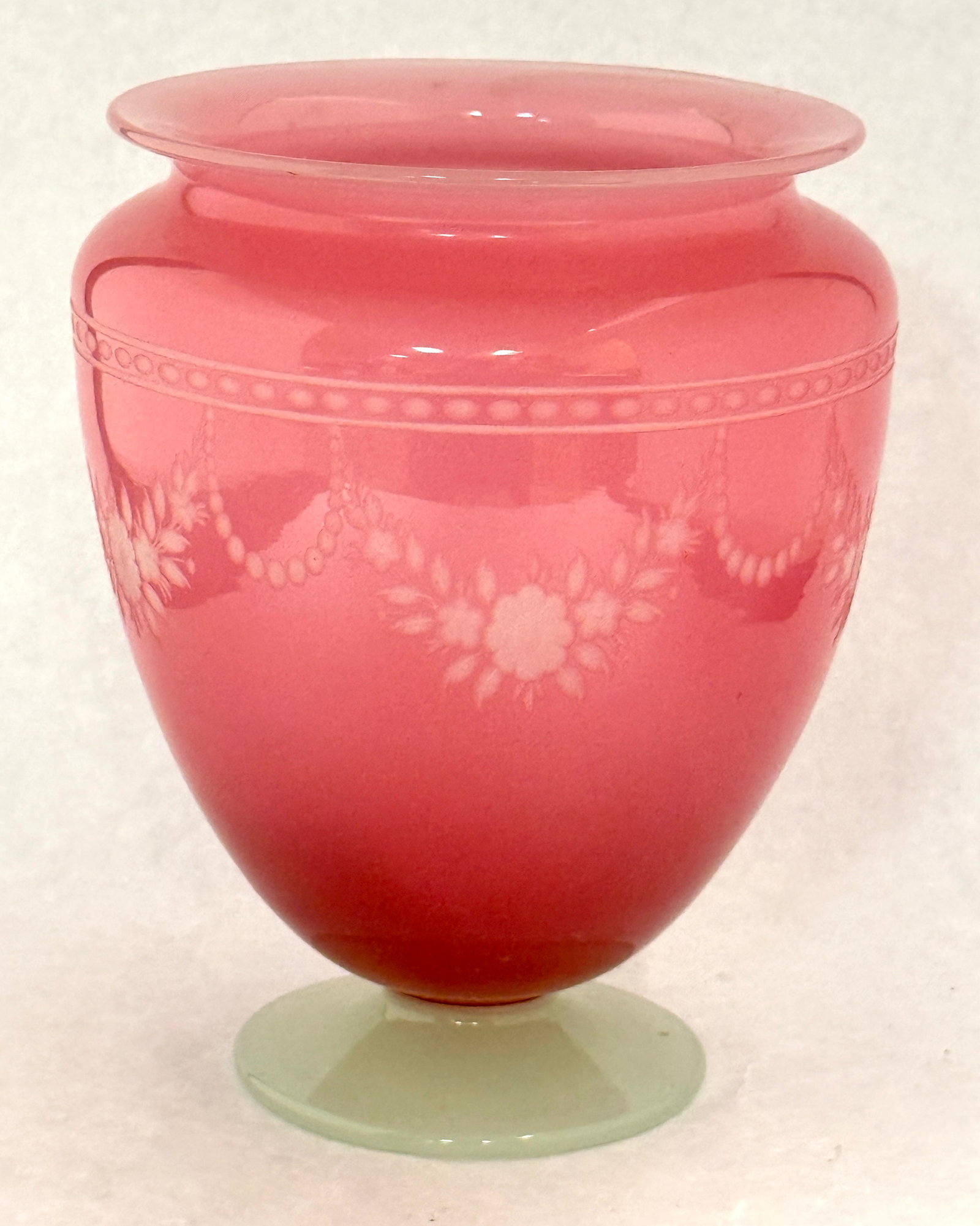 Steuben Rosaline Vase - 3