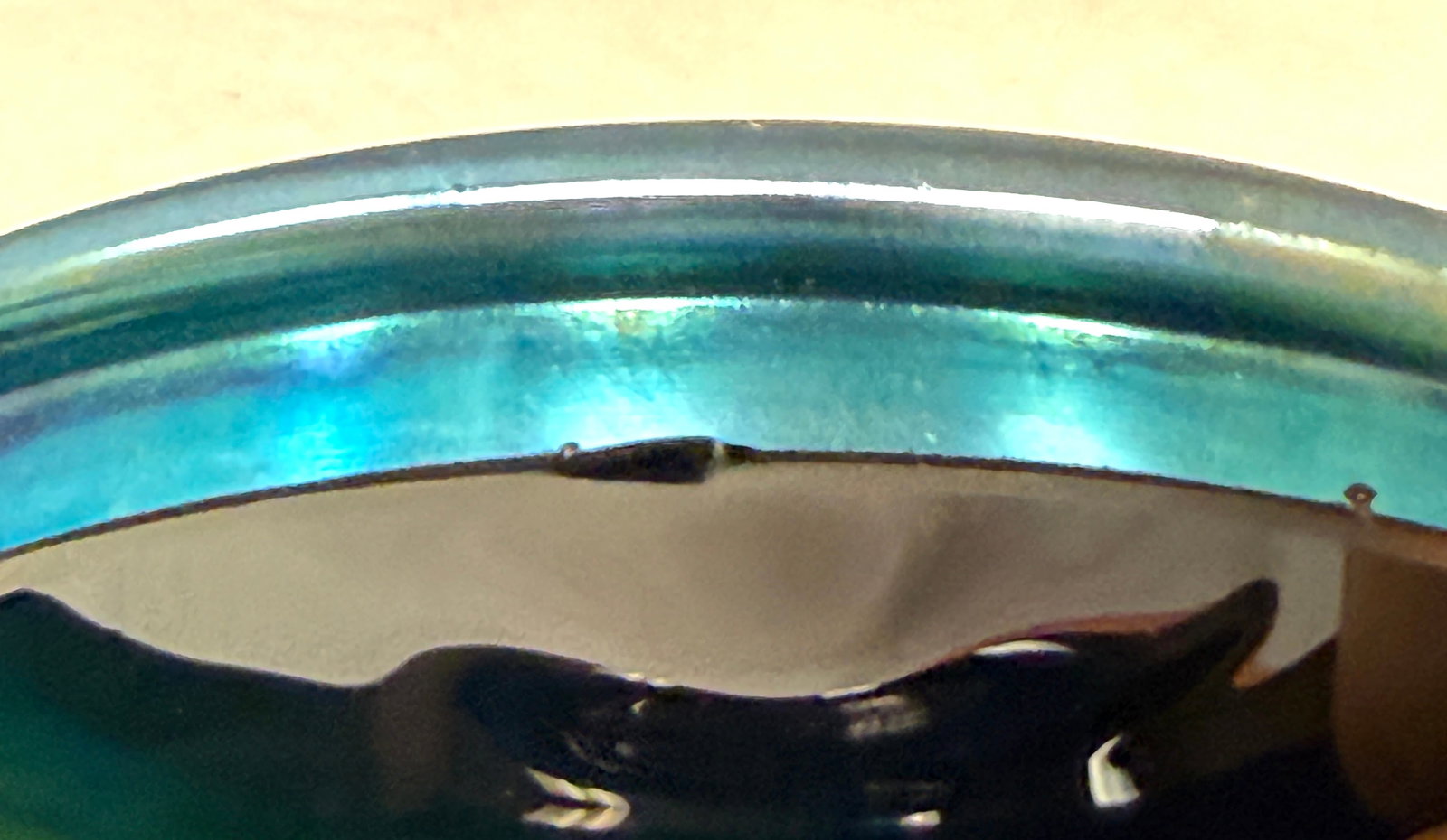 Steuben Blue Aurene Box - 4