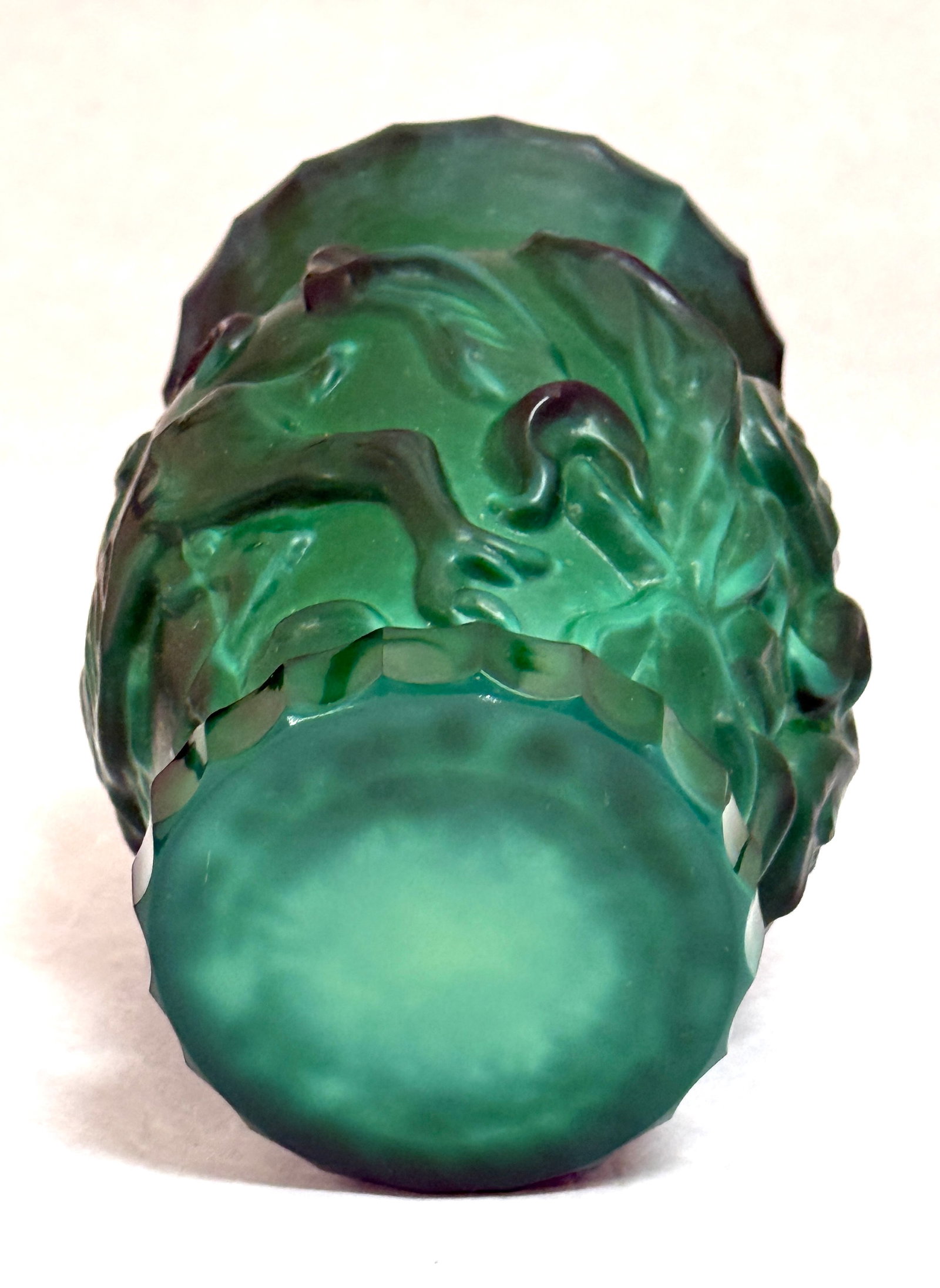 Czech Malachite Vase - 4