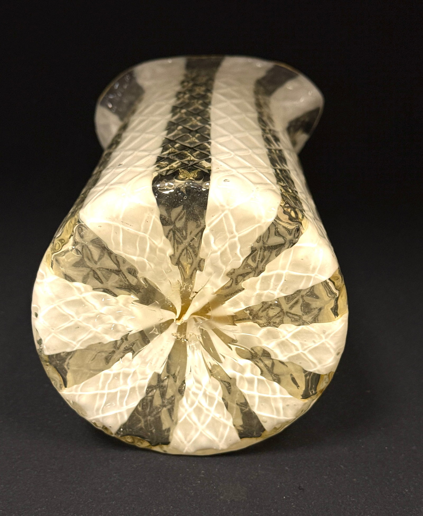 Opalescent Diamond Optic Pitcher - 3