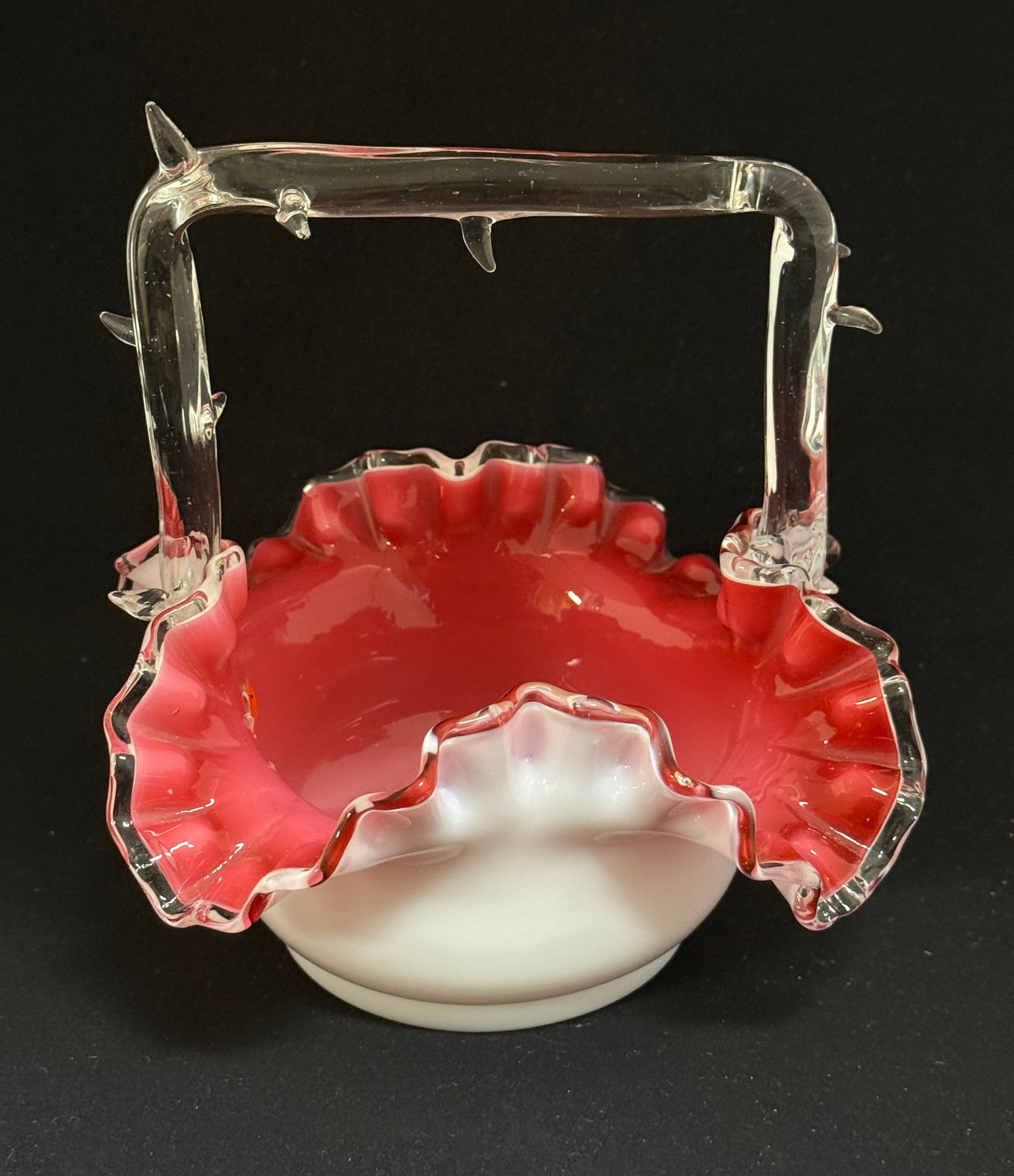 Two Cranberry Satin items - 2