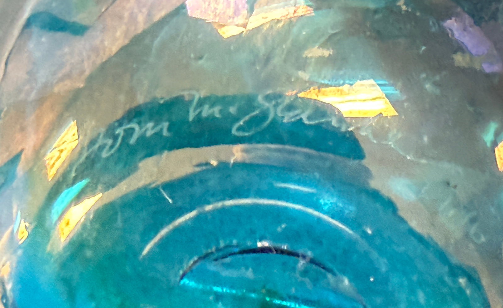 Tom McGlaughlin Glass Vase - 4