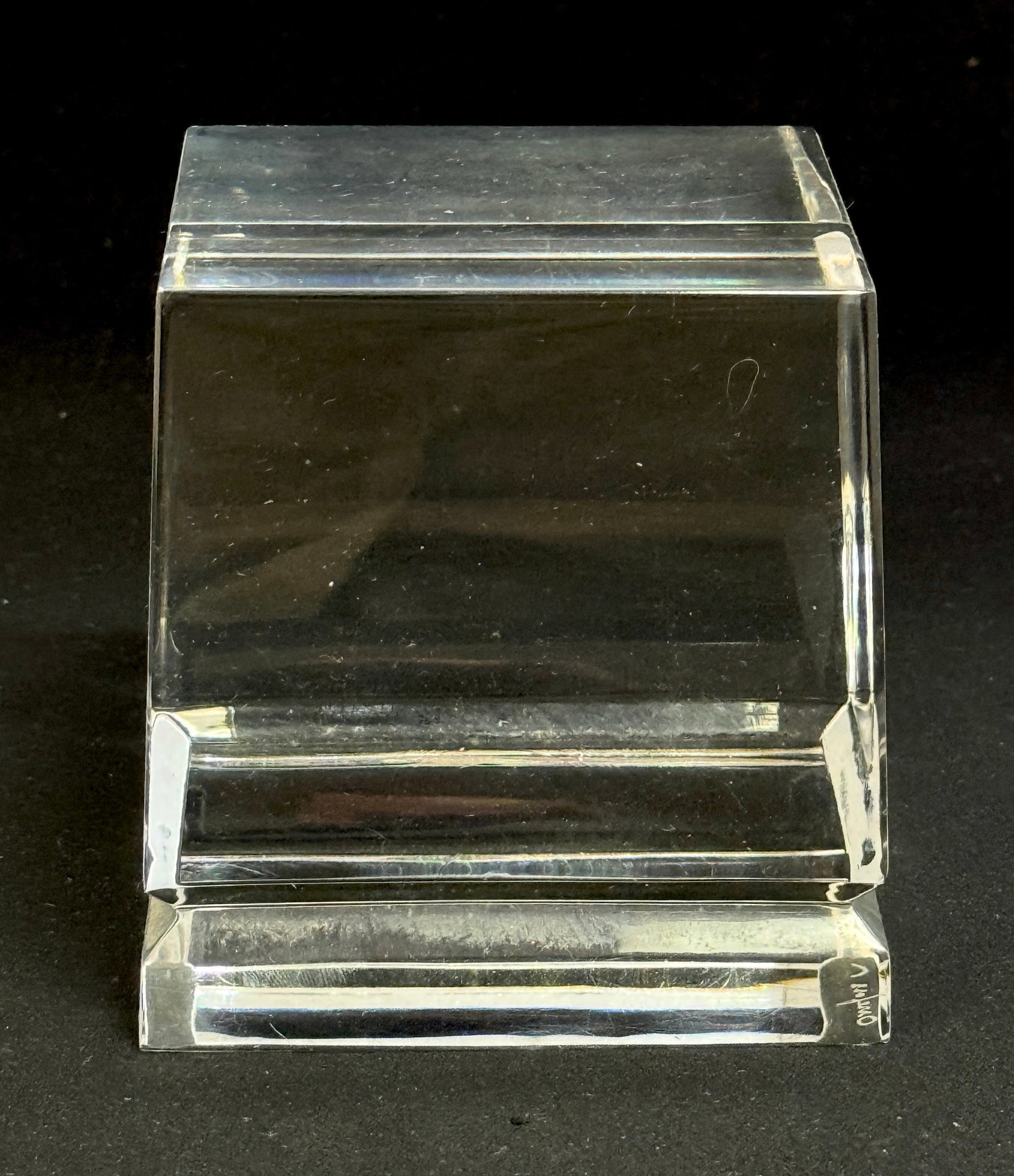 Orrefors Glass Cube - 3
