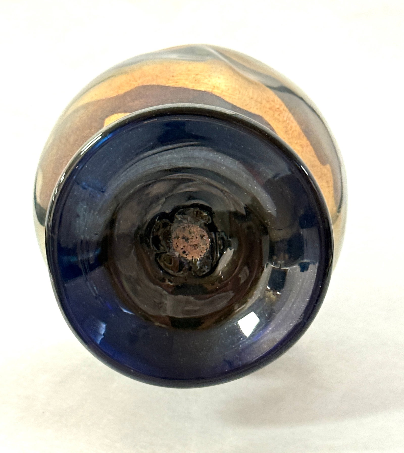 Iridescent Footed Vase - 3
