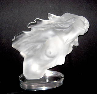 Frederick Hart Firebird sculpture,: Rare acrylic sculpture from the renowned artist Frederick Hart, very small edition dated 1987 126 of 350 and signed by the artist FH Hart, 16" ht. NOTE: Frederick Hart is the sculptor of the now