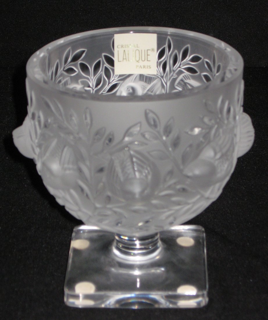 Lalique "Elizabeth" crystal vase, (1 of 5)