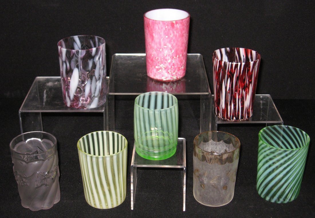 Eight Victorian tumblers, (1 of 5)