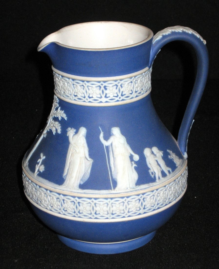Wedgewood Jasper ware milk jug, (1 of 3)