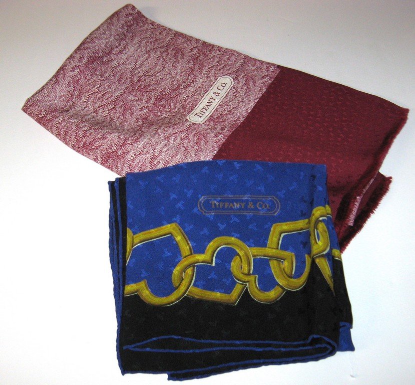 Two Tiffany silk scarves (1 of 5)