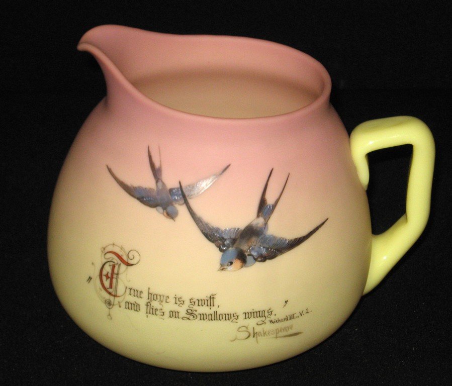 Mt Washington Burmese verse pitcher, (1 of 7)