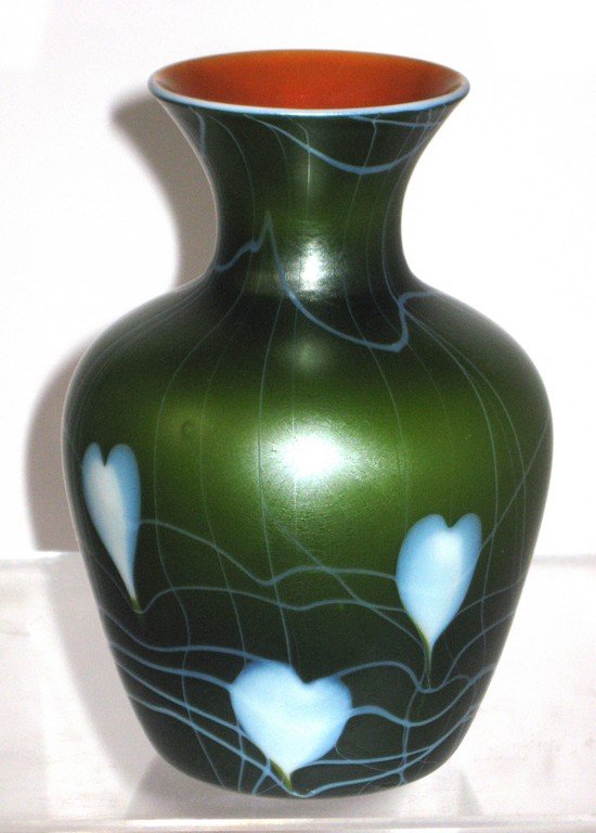 Imperial art glass vase, (1 of 4)