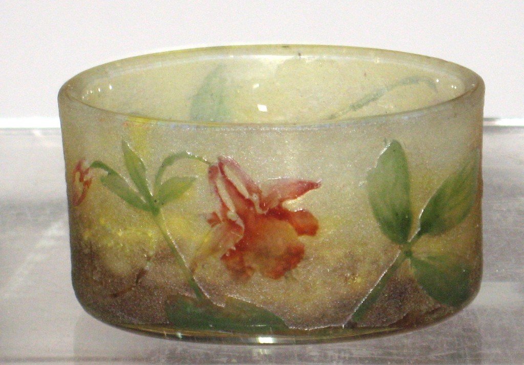 Daum Nancy diminutive glass salt (1 of 6)