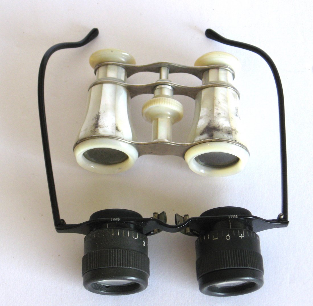 Two pair of opera binoculars, (1 of 4)