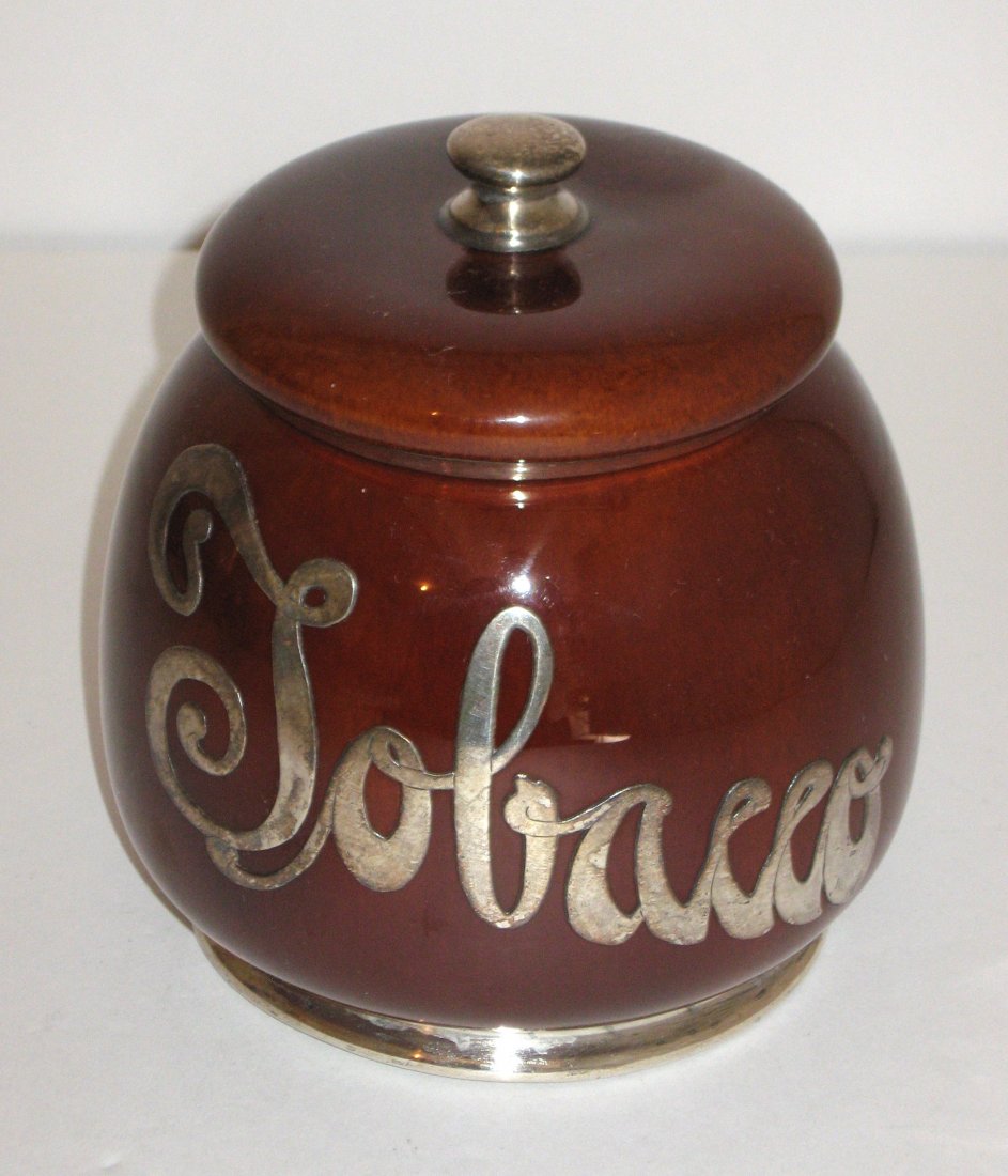 Lenox pottery Tobacco jar, (1 of 4)