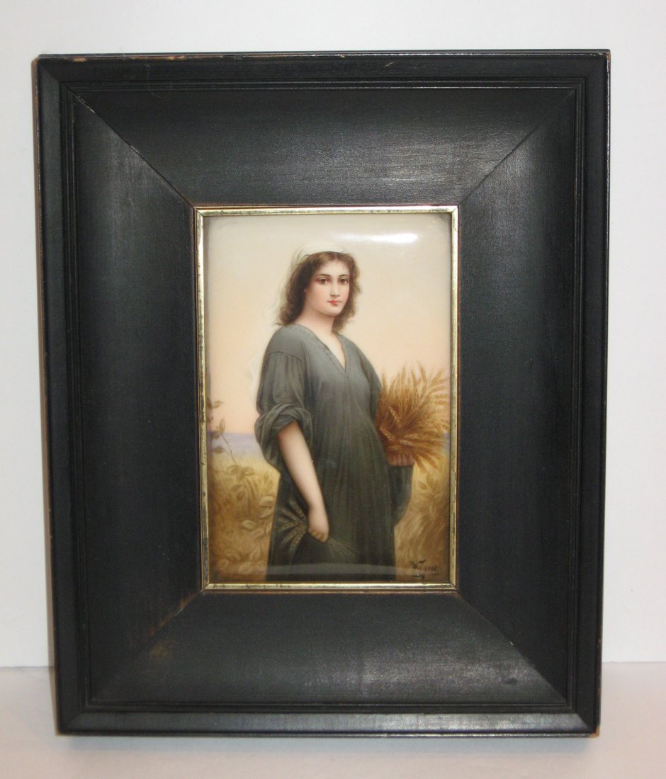 KPM German porcelain plaque, (1 of 4)