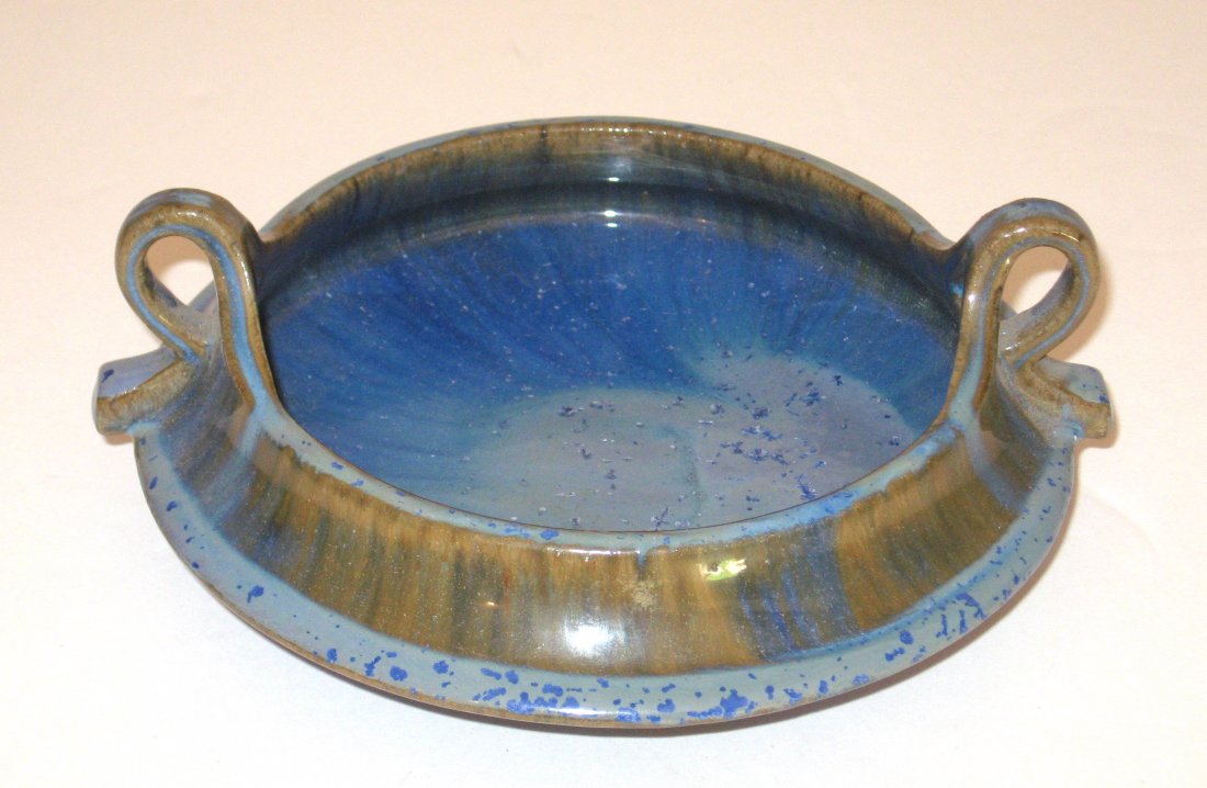 Fulper two handle pottery bowl (1 of 2)