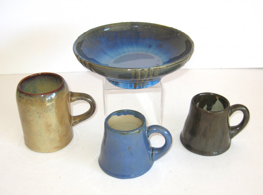 Group of four Fulper pottery items, (1 of 4)