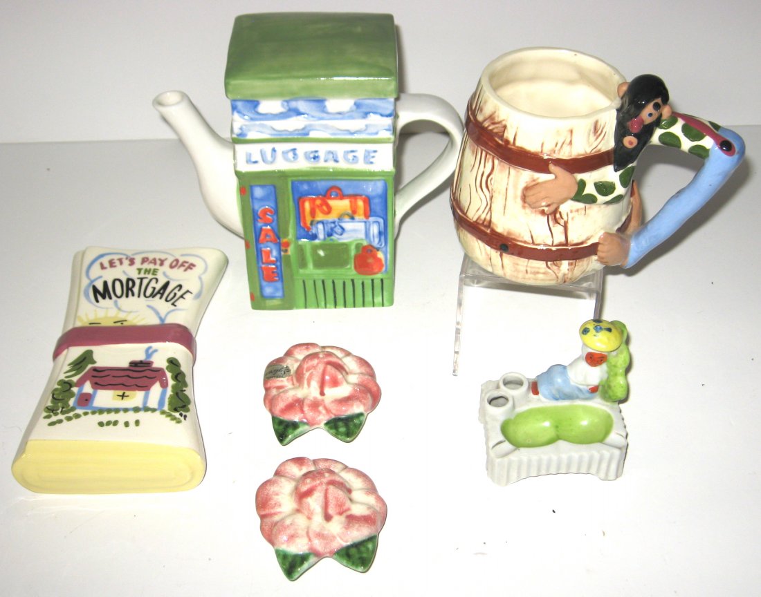 Group of whimsical porcelain, (1 of 4)