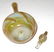 Contemporary glass perfume bottle, - 3