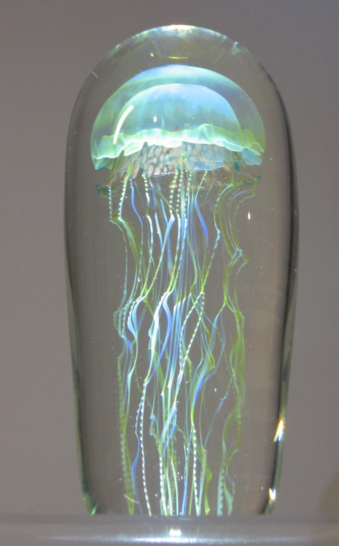 Large Satava Jellyfish paperweight,