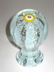 Three glass paperweights, - 2
