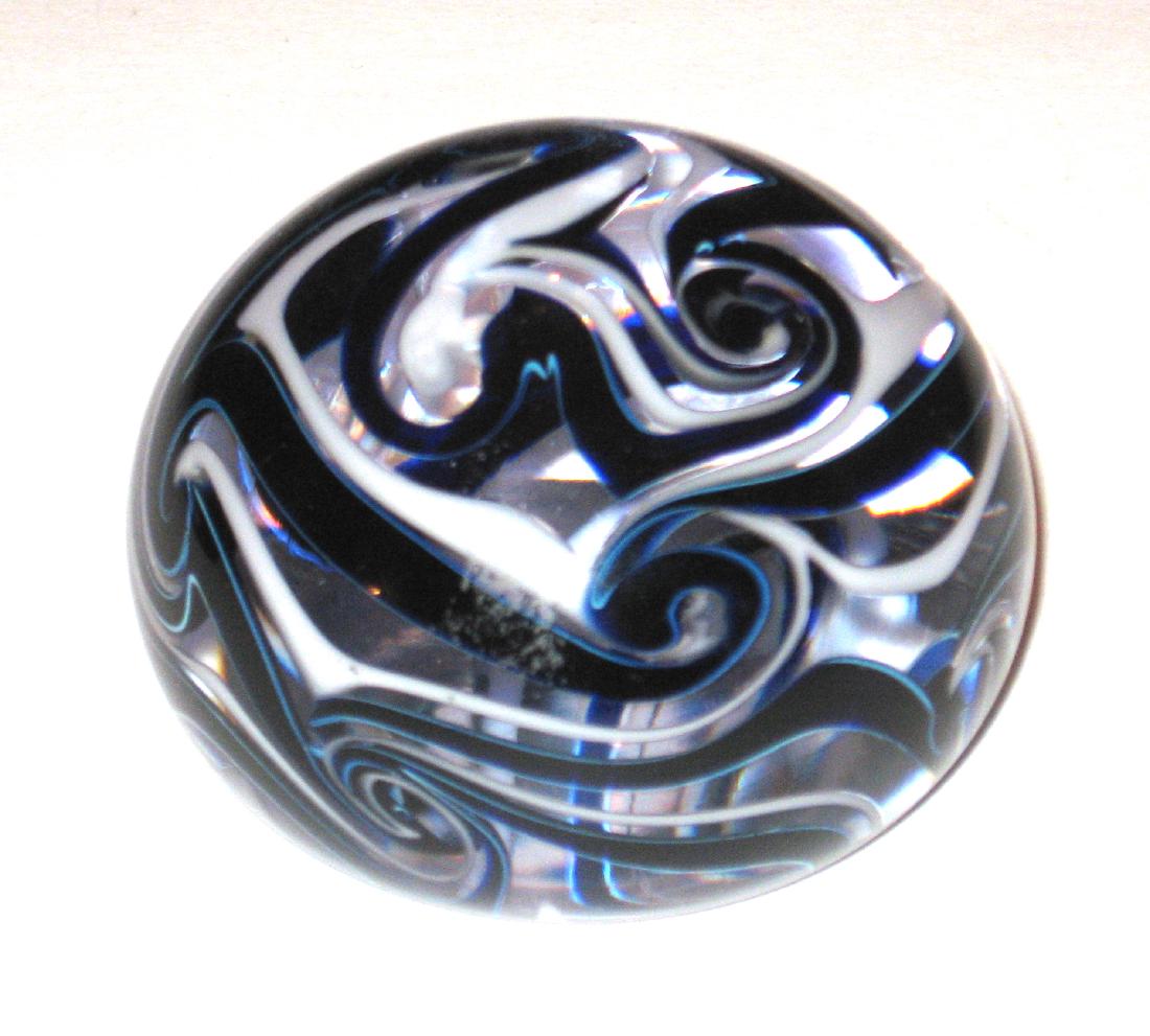 John Lotton art glass paperweight (1 of 3)