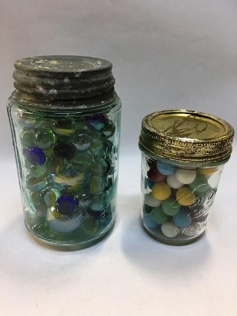 two jars of vintage marbles (1 of 1)