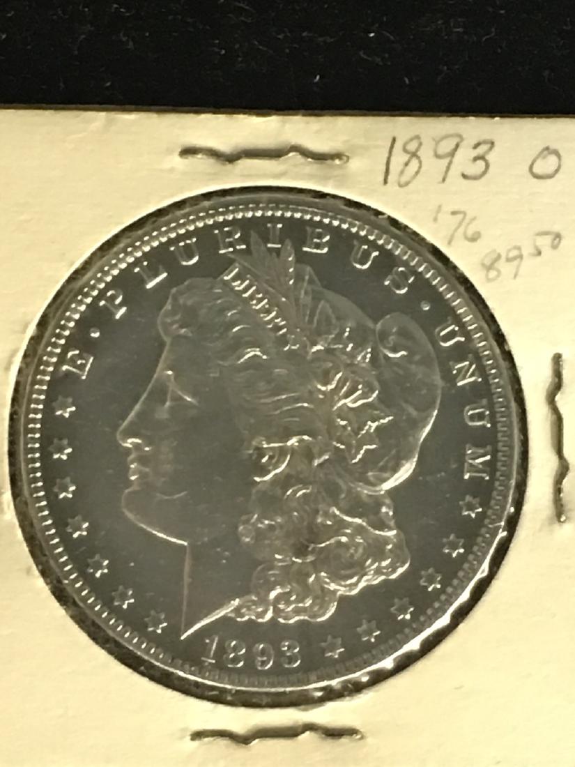 1893-O MORGAN DOLLAR (1 of 2)