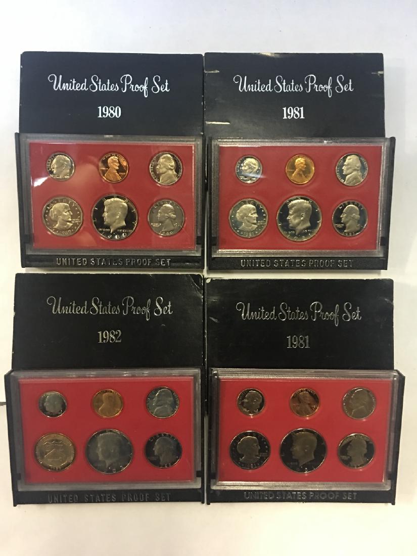 4 U.S. MINT PROOF SETS (1 of 1)