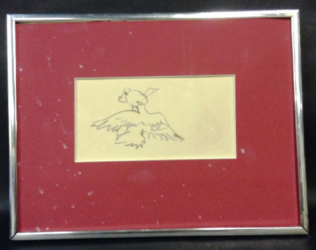 HANS ERNI PAINTING OF A BIRD LITHOGRAPG 1917 (1 of 1)