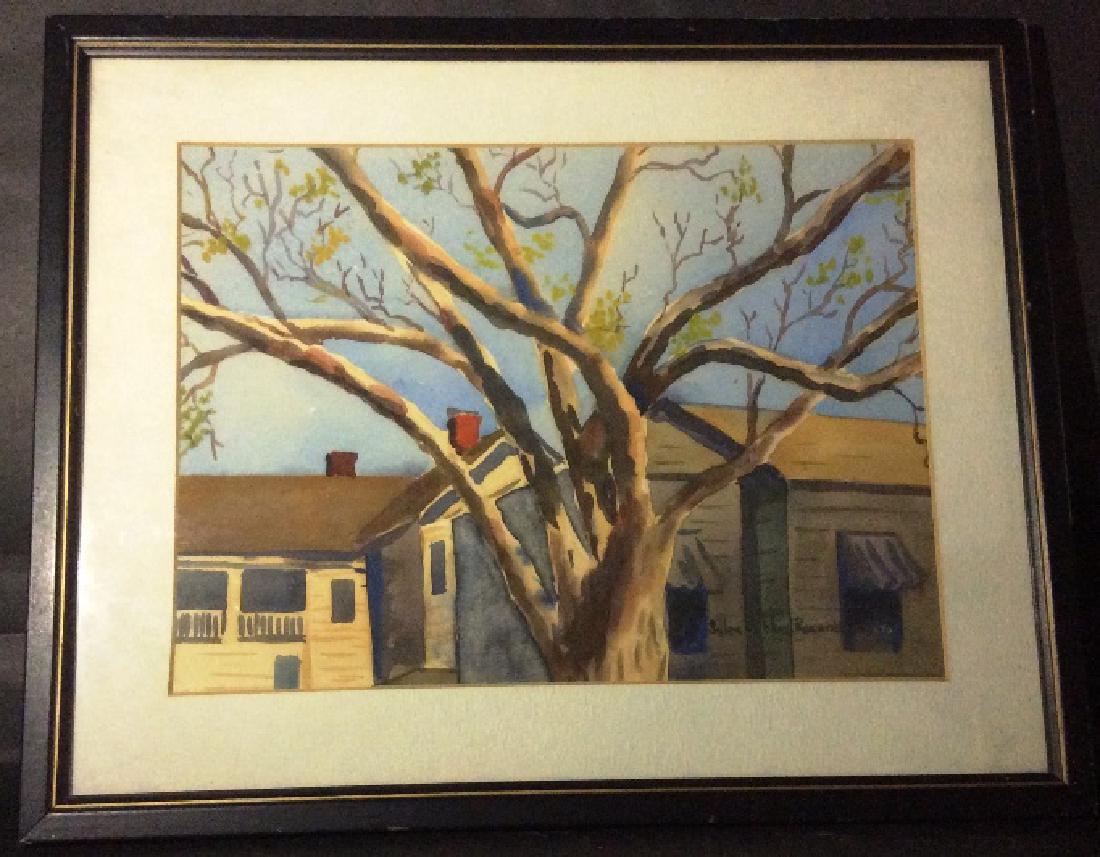 WATER COLOR BY SYLVIA SABLO ROSENBERG '70 SPRING TREE (1 of 1)