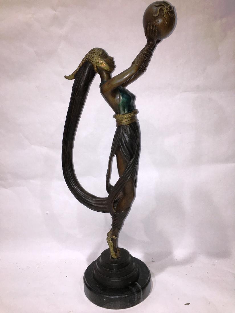 ATTRIB. TO ERTE BRONZE "GLOBE" (1 of 2)