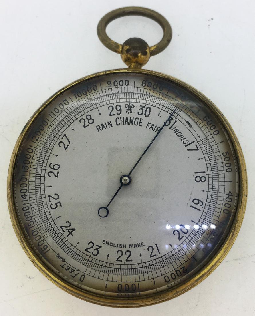 VINTAGE POCKET BAROMETER (1 of 2)