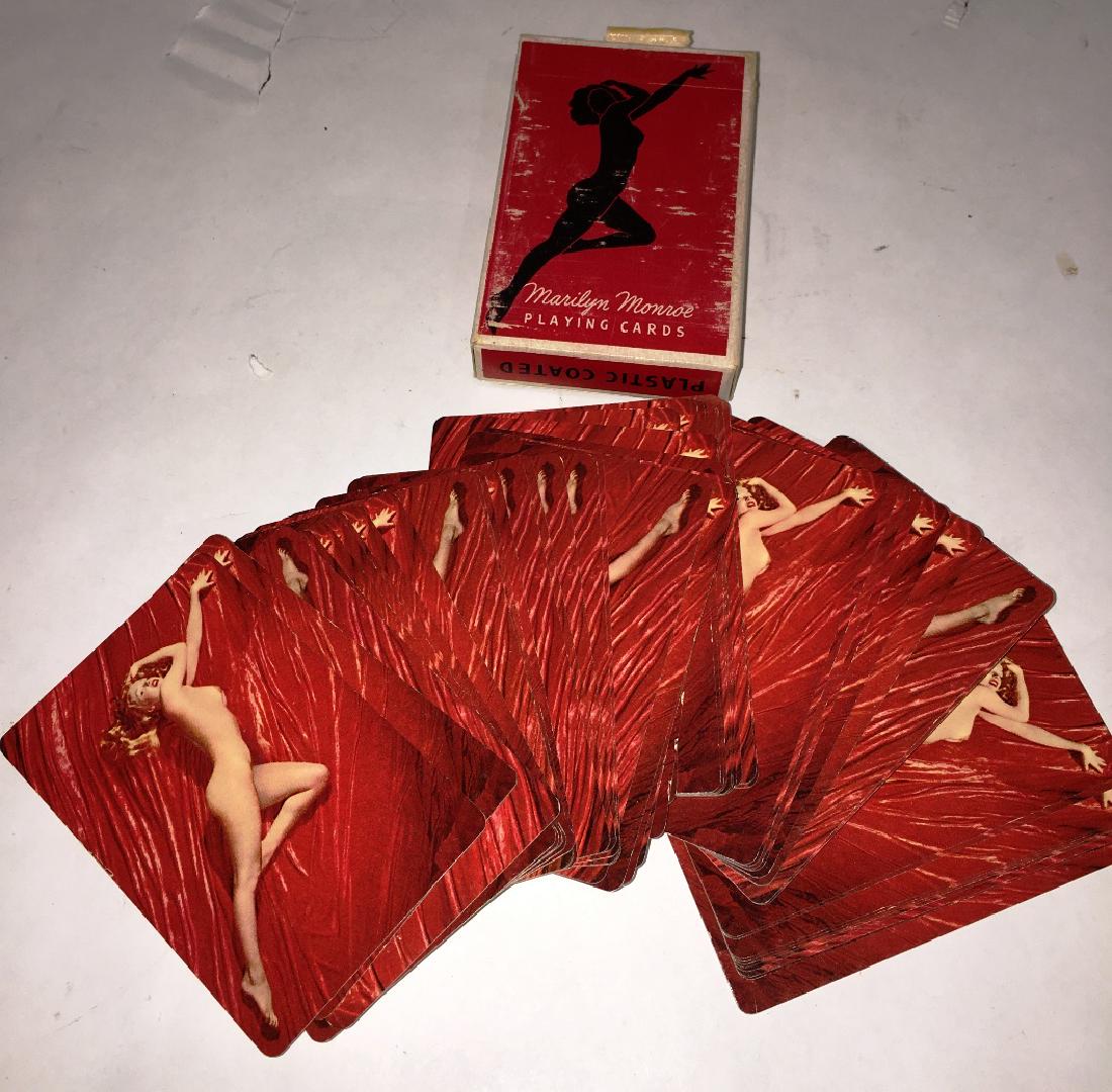 MARILYN MONROE PLAYING CARDS: 54 TOTAL WITH 2 JOKERS INCLUDED