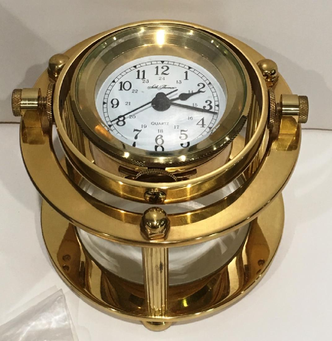 SETH THOMAS REGATTA MODEL 1058: WITH BOX AND BLANK ENGRAVING PLATE