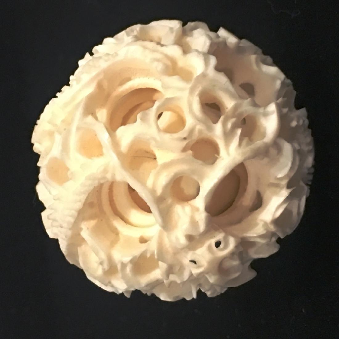 CARVED CHINESE PUZZLE BALL