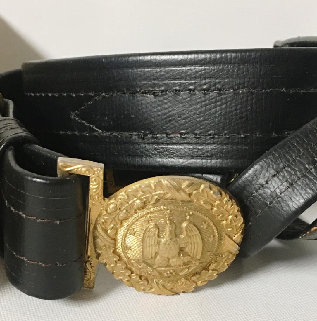 NAVY SWORD BELT: SIZE 34, WITH ORIGINAL BOX AND INSTRUCTIONS