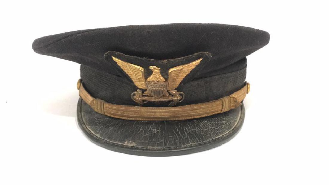 us navy visor hat