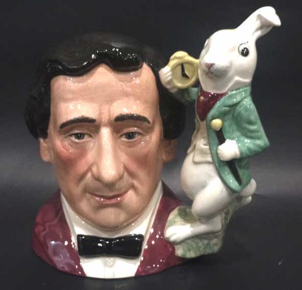 Royal Doulton Toby mug: Lewis Carroll jug of the year 1998, 8 inches tall