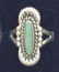 Sterling Ring with Turquoise Stone Native American