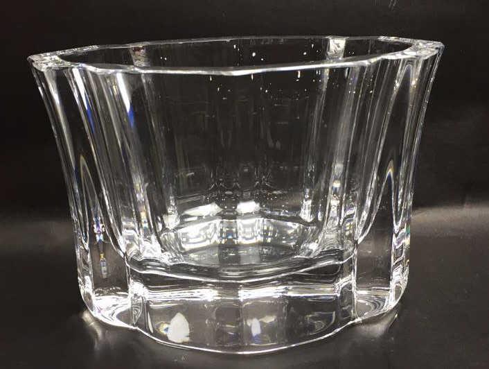 Orrefors Sweden Bowl: 4.75 inches by 7.25 inches