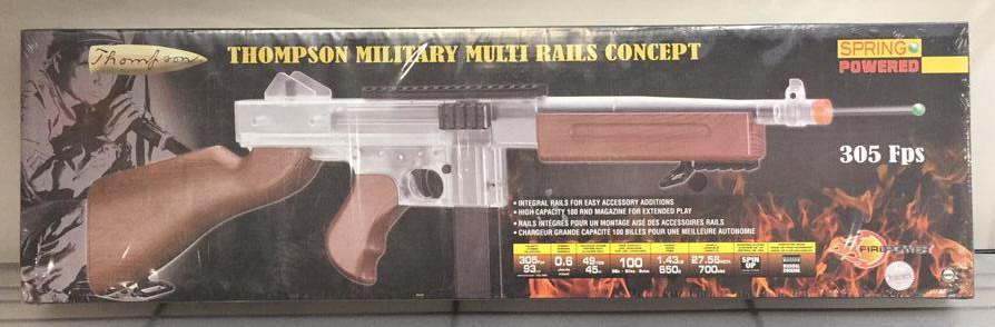 Thompson Military Multi Rails Concept: Spring powered, in box, unopened