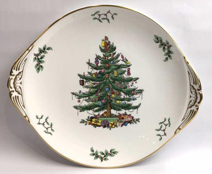 Spode Christmas Serving Plate: 11 inches by 12.5 inches