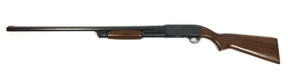Ithaca Model 37 Featherlight 12 Gauge Shotgun: Engraving, 2.75 inch chamber, pump action, see photo