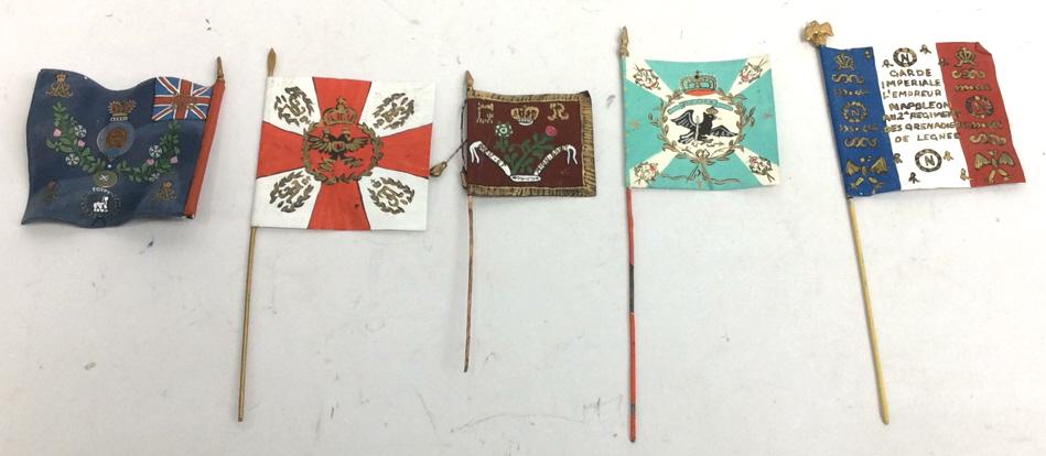 Lot of Military Flags: 5 in number, see photo